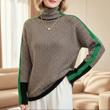 Eleanor | Luxe Herringbone High Collar