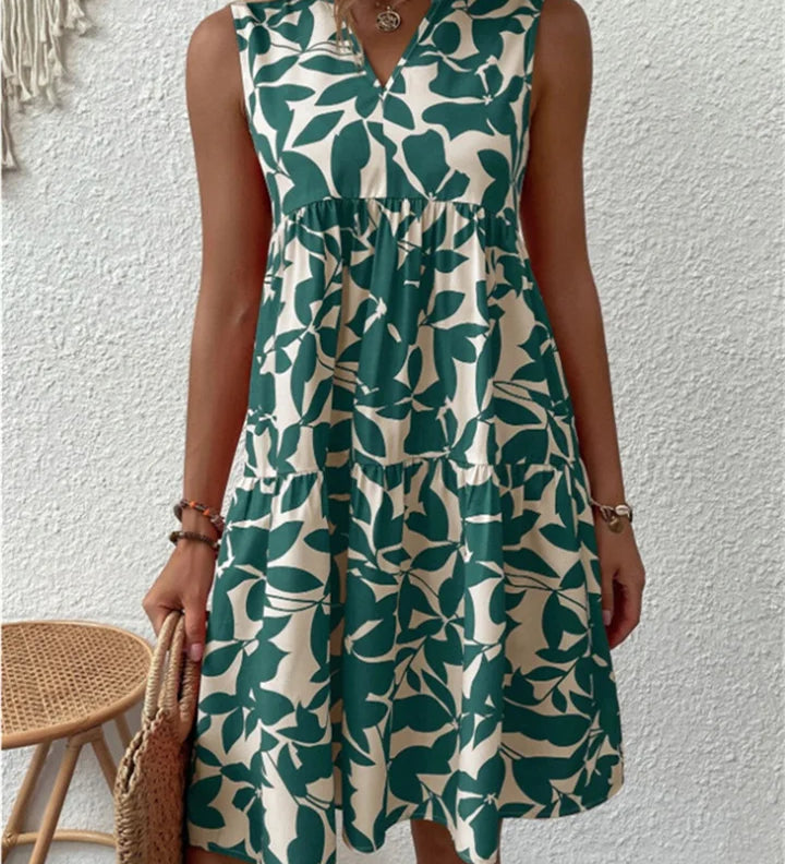 TASHA | Flowing Bloom Midi Dress