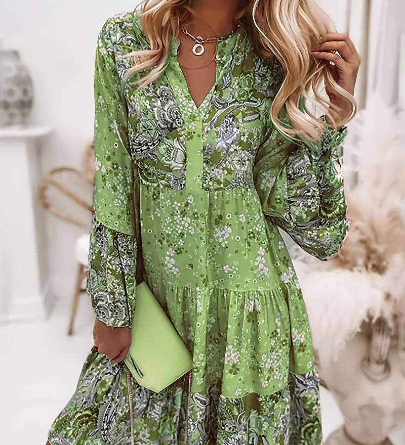 Eira - Bohemian Print Dress