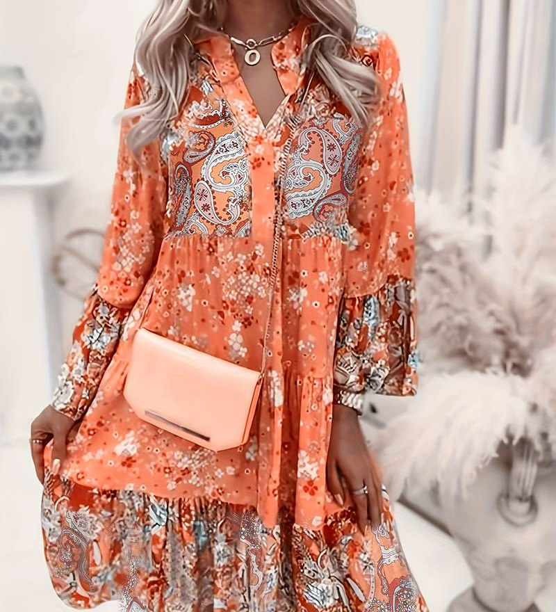 Eira - Bohemian Print Dress