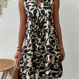 TASHA | Flowing Bloom Midi Dress