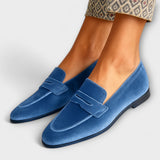 Louise™ | Plush Velvet Slip-On Loafers