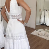 Circe - V-Neck Lace Camisole Dress