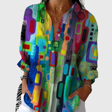 Vibrant and Lightweight Printed Blouse