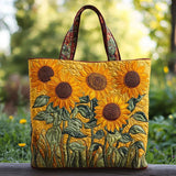 Sunflower Design Classic Padded Bag