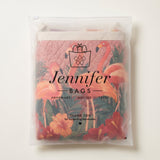 Sunlit Flamingos | Handcrafted Quilted Laundry Basket