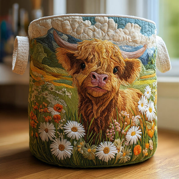 Fiorenza | Artisan Hand-Quilted Laundry Hamper