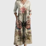 Willow | Elegant Maxi Dress with Fluid Movement