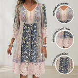 NAYA | Flowing Boho Luxe Midi Dress