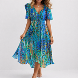 SAPHIR | Breezy Mid-Length Blue Dress