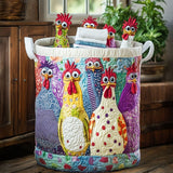 Clara | Artisan Hand-Quilted Laundry Basket