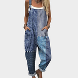 Sofía | Relaxed Fit Printed Strap Jumpsuit