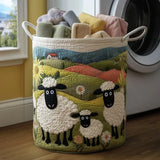 Nora | Artisan Hand-Quilted Laundry Basket