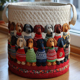 Greta | Artisan Hand-Quilted Laundry Basket