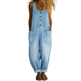 Valeria | Retro-Inspired Denim Overalls