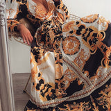 Faye - Bohemian Print Dress