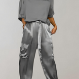 Finley Silk Lounge Cargo Set
