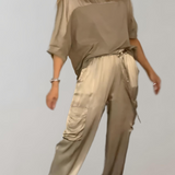 Finley Silk Lounge Cargo Set
