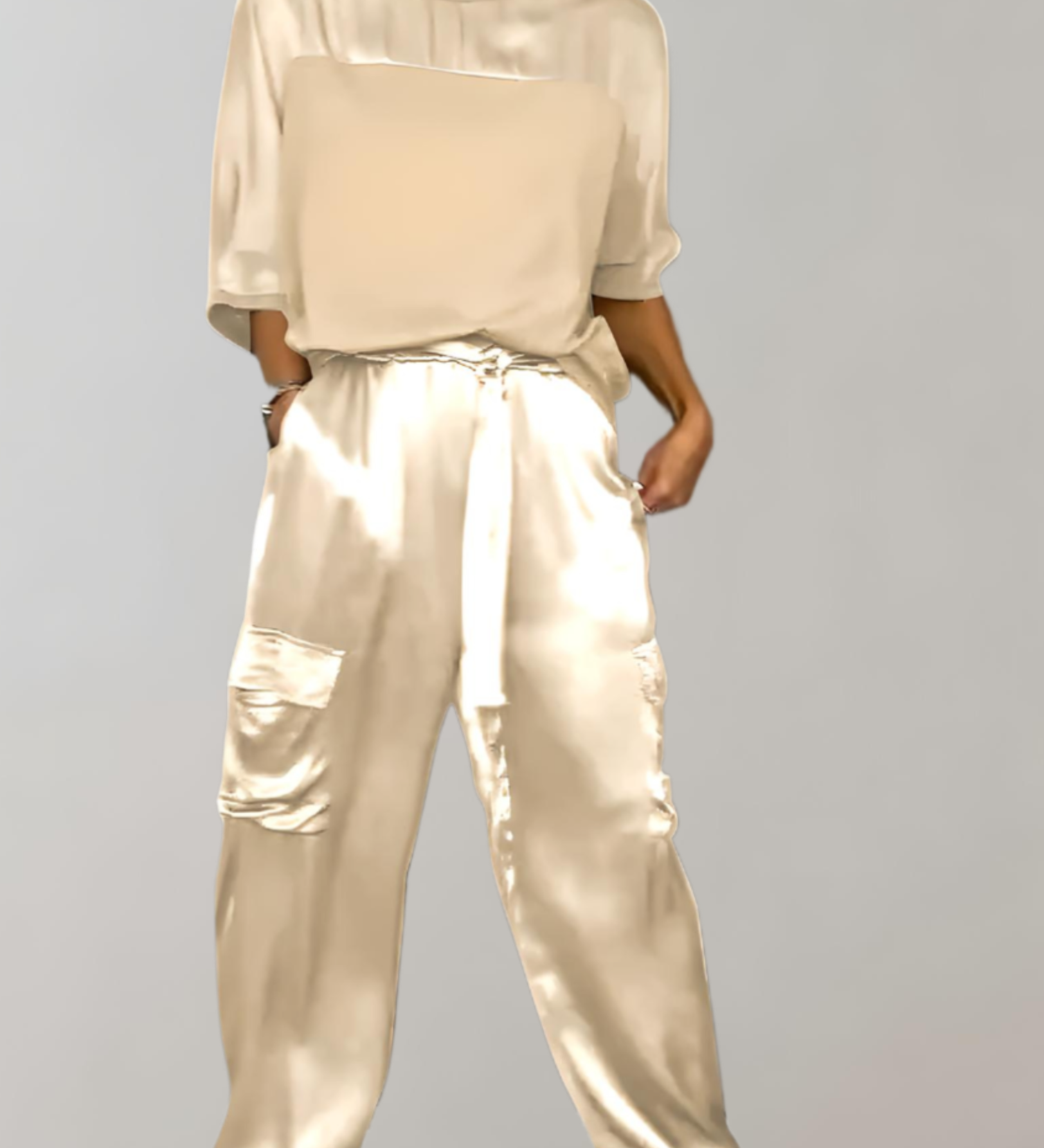 Finley Silk Lounge Cargo Set