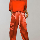 Finley Silk Lounge Cargo Set