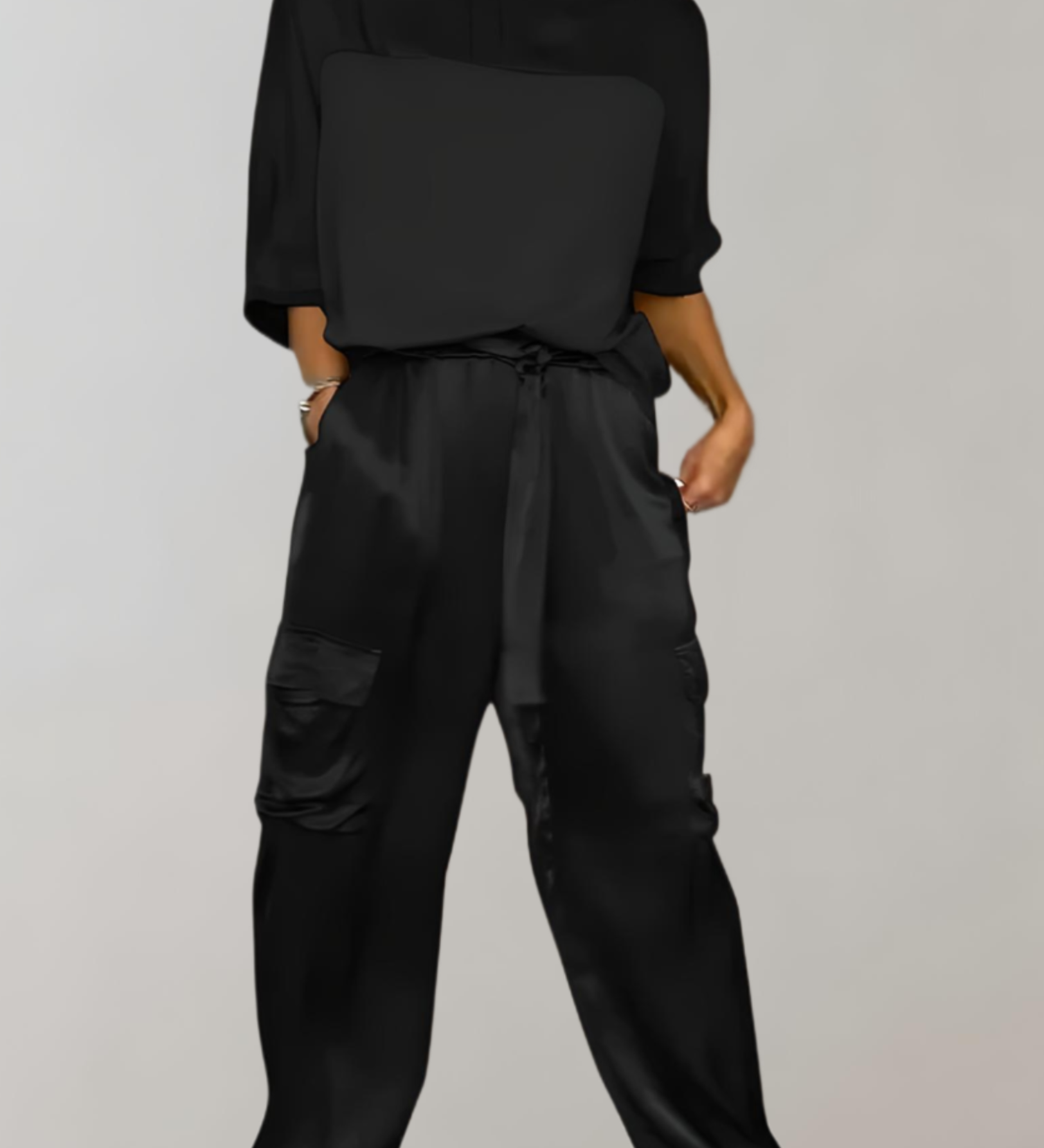 Finley Silk Lounge Cargo Set