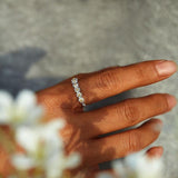 Aoife | Adjustable Silver Daisy Ring