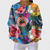 Anouk | Vibrant Floral Print Jumper