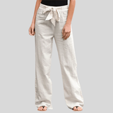 Joleen - Women's Comfort Trousers with Adjustable Drawstring and Elastic Waistband