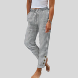 Raquelle - Relaxed Fit Striped Pants
