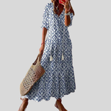 Michaela - Bohemian Dress with Belly Coverage