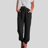 Kaeli – Stylish Joggers with Adjustable Tie
