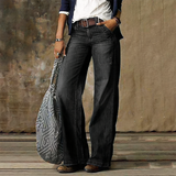 Women's High-Waisted Wide-Leg Jeans