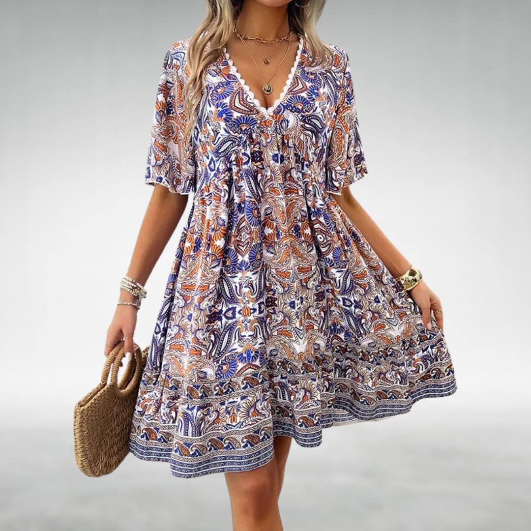 Quinley - Bohemian Swing Dress