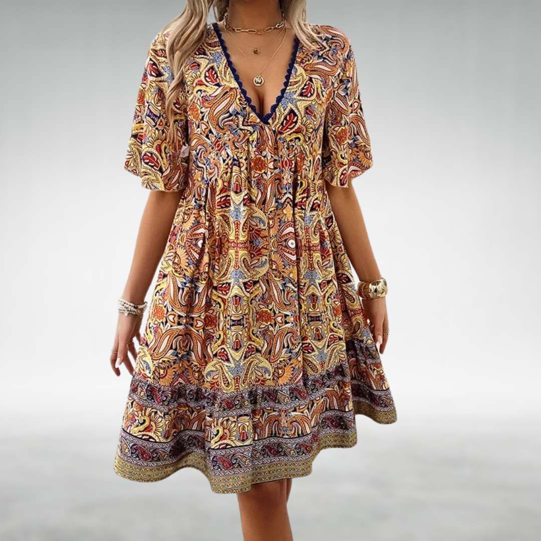 Quinley - Bohemian Swing Dress