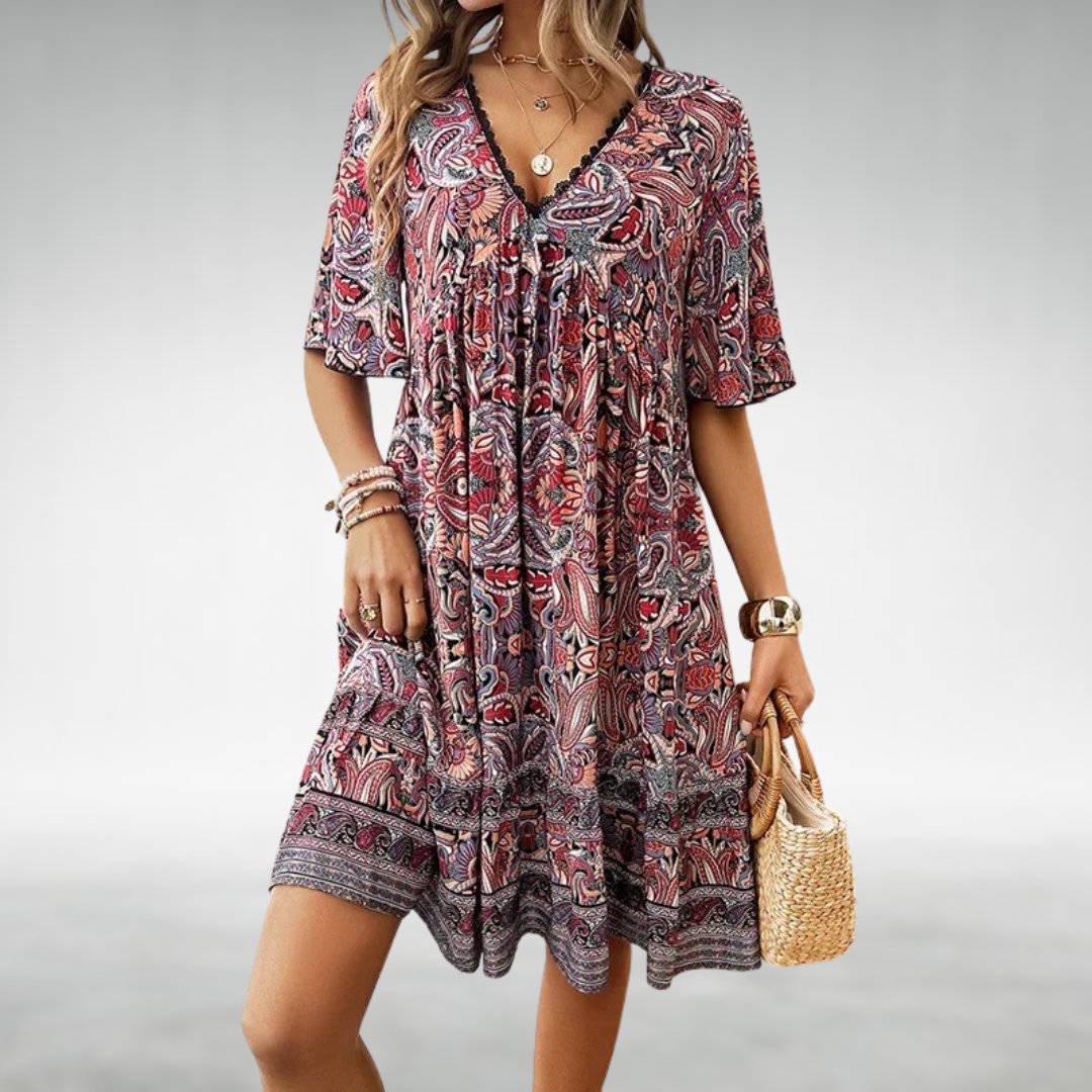Quinley - Bohemian Swing Dress