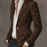 Antonia - Paisley Print Jacquard Blazer