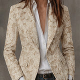 Antonia - Paisley Print Jacquard Blazer