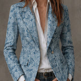 Antonia - Paisley Print Jacquard Blazer