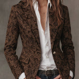 Antonia - Paisley Print Jacquard Blazer