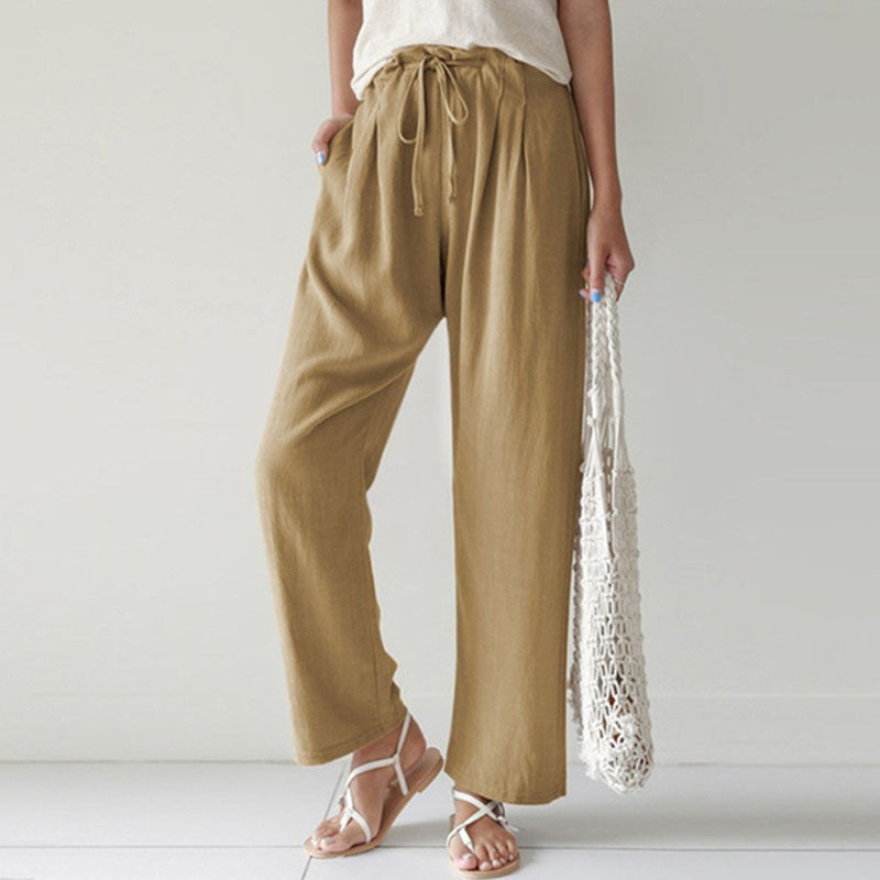 Vara - Casual Drawstring Trousers