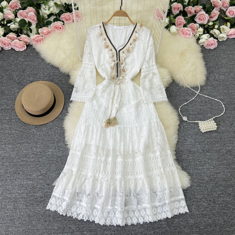 Amary - Bohemian Lace Dress