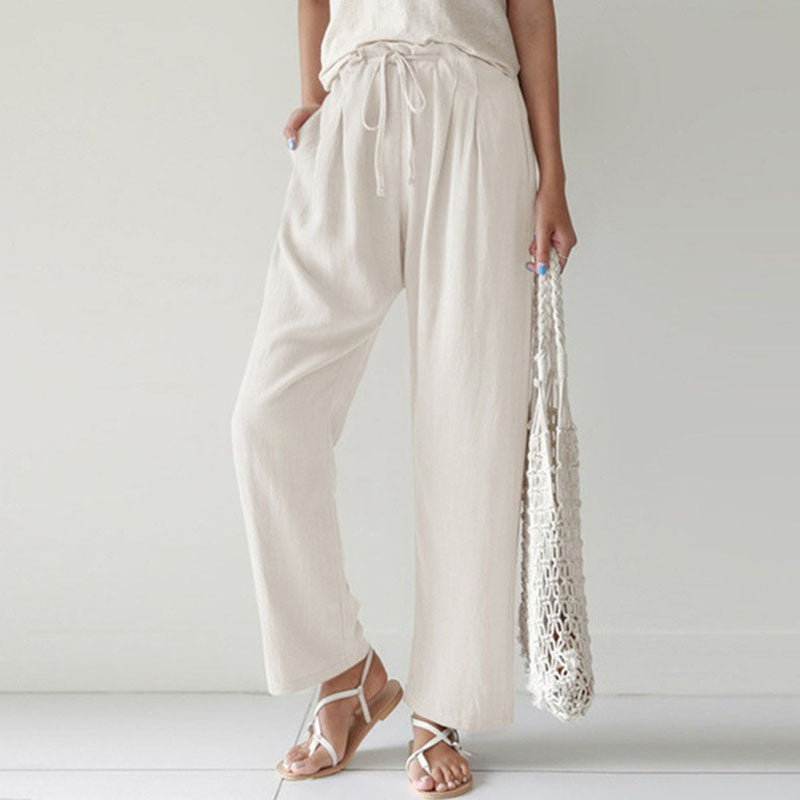 Vara - Casual Drawstring Trousers
