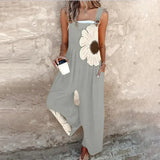 Lucía | Cozy Floral Print Strappy Jumpsuit