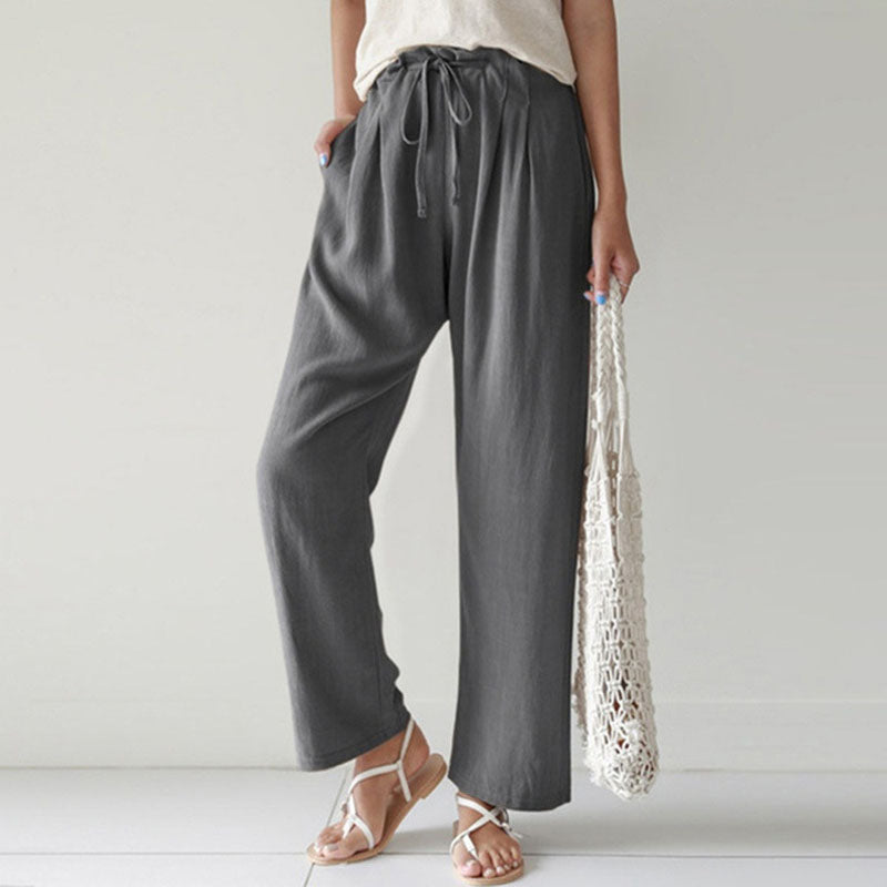Vara - Casual Drawstring Trousers