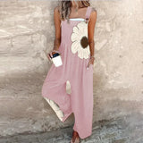Lucía | Cozy Floral Print Strappy Jumpsuit