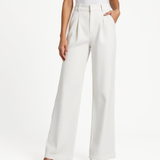 High-Waisted Wide-Leg Trousers