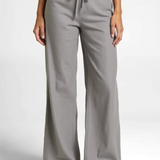 Lightweight Loose-Fit Pants with Elastic Waist