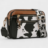 Olivia - Patterned Strap Crossbody Bag