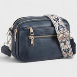 Olivia - Patterned Strap Crossbody Bag