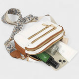Olivia - Patterned Strap Crossbody Bag